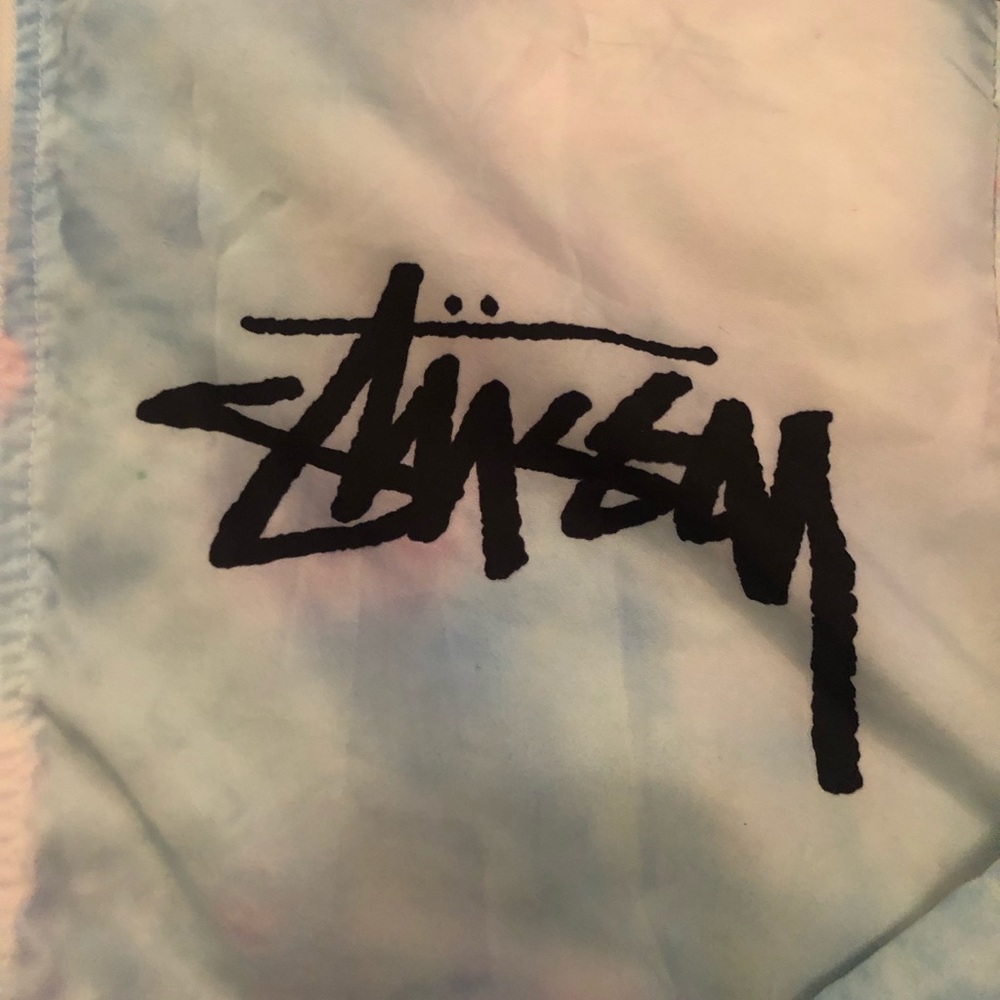 cotton candy stussy windbreaker